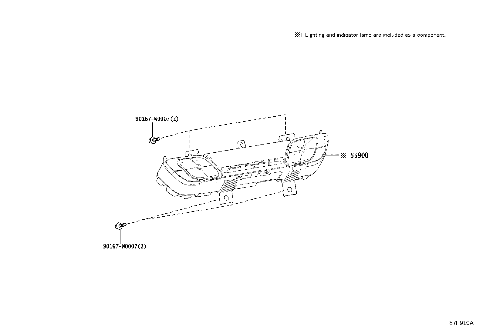 Toyota 55086-F4020 DUCT SUB-ASSY, HEATER TO REGISTER, NO.1