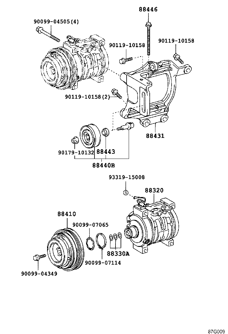 88320-22700 COMPRESSOR ASSY, COOLER product image