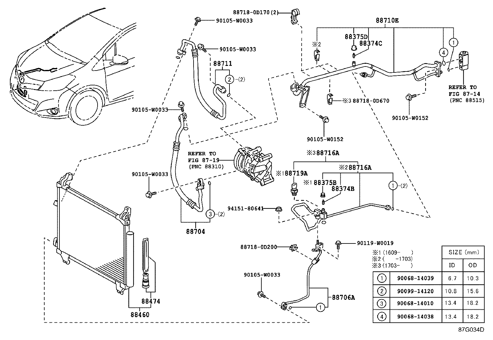 88374-30020 VALVE, SERVICE, NO.1 product image