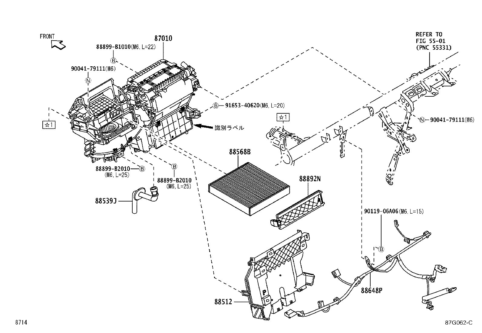87010-B2D24 UNIT ASSY, AIR CONDITIONER product image