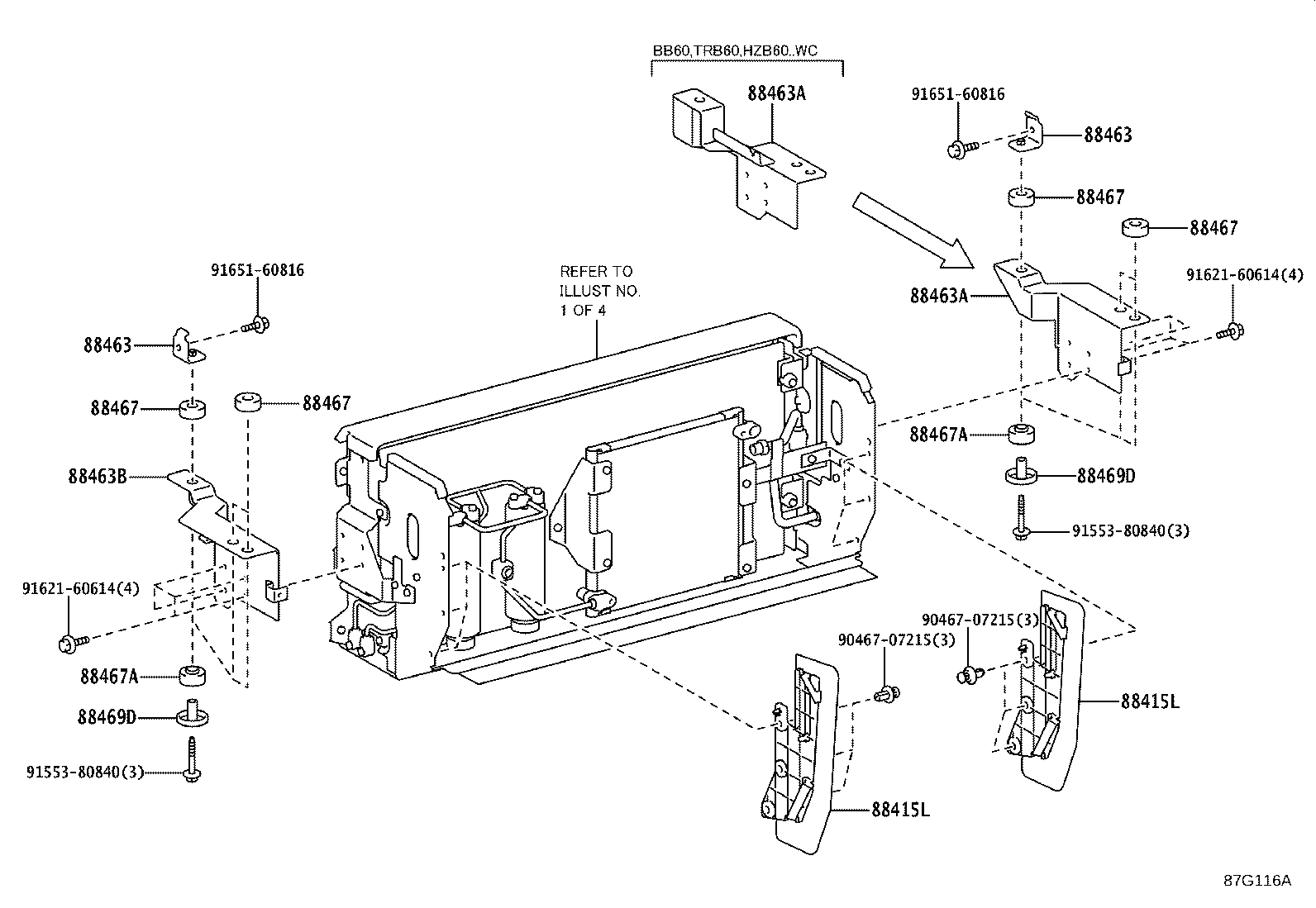 88454-36180 SHROUD, FAN product image