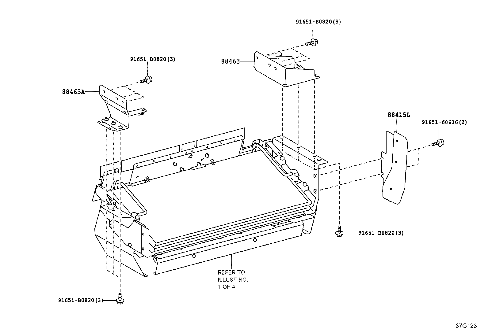 88454-36180 SHROUD, FAN product image
