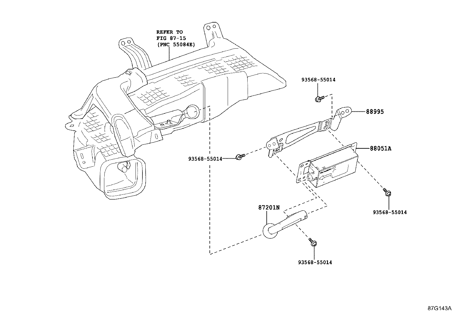 87202-10080 DUCT SUB-ASSY, AIR product image