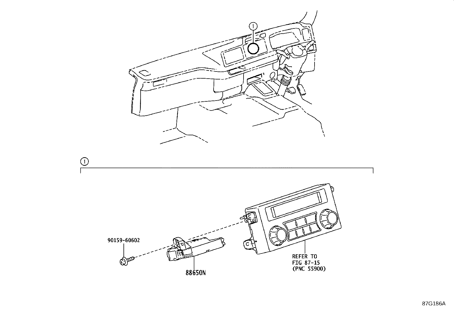 87107-36230 UNIT SUB-ASSY, HEATER RADIATOR product image