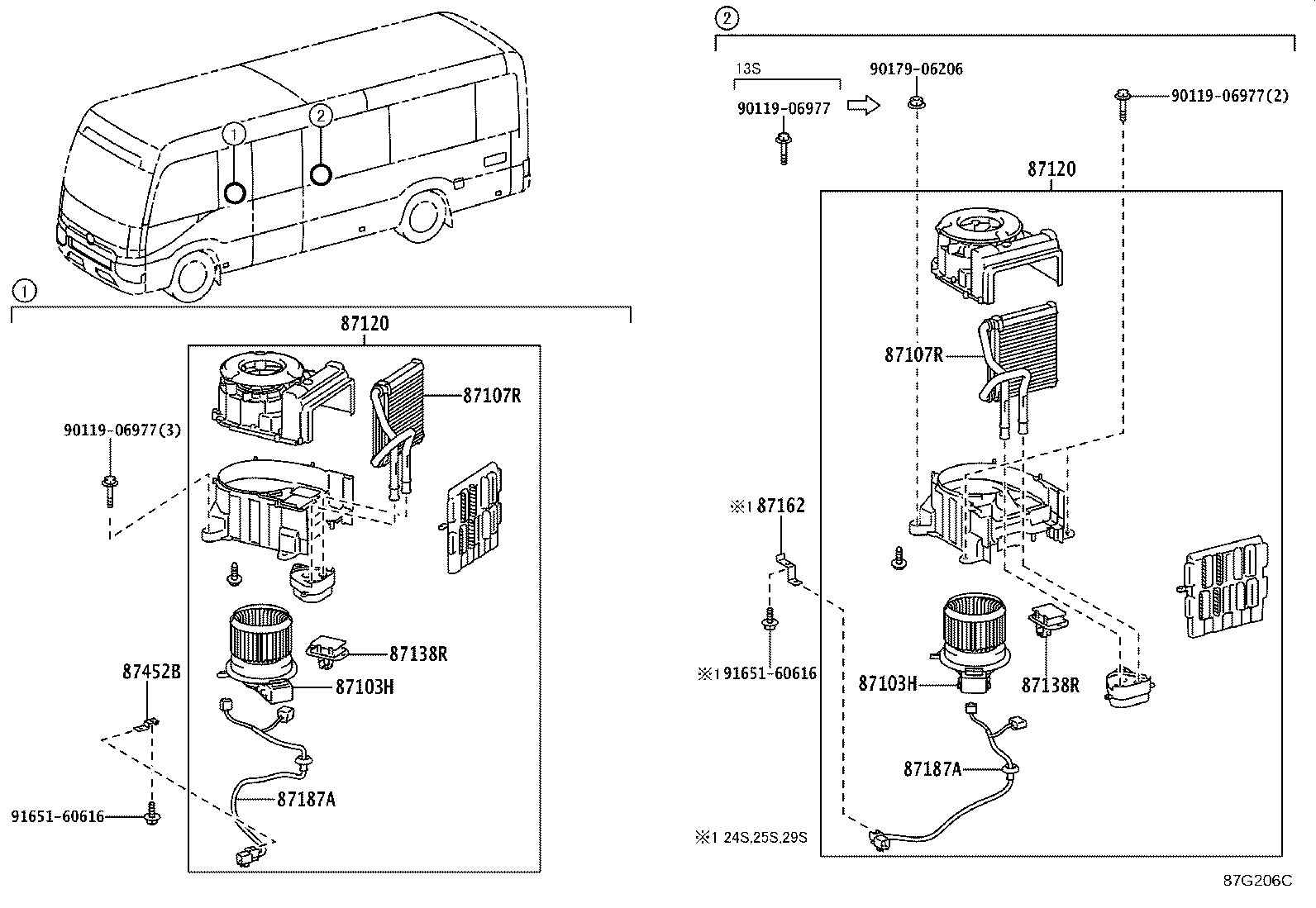 87103-36040 CASE SUB-ASSY, FRONT HEATER BLOWER product image