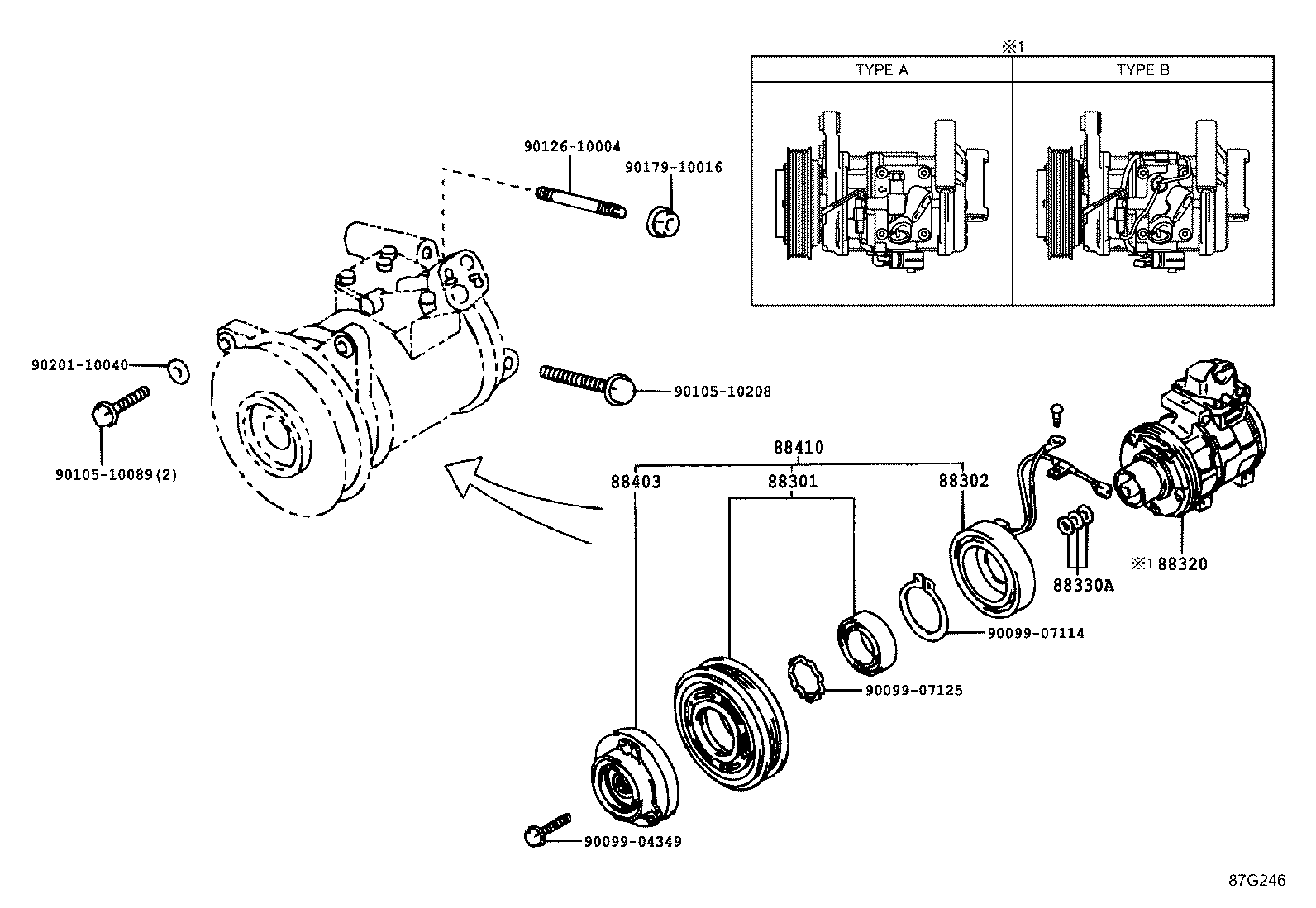 88320-30640 COMPRESSOR ASSY, COOLER product image