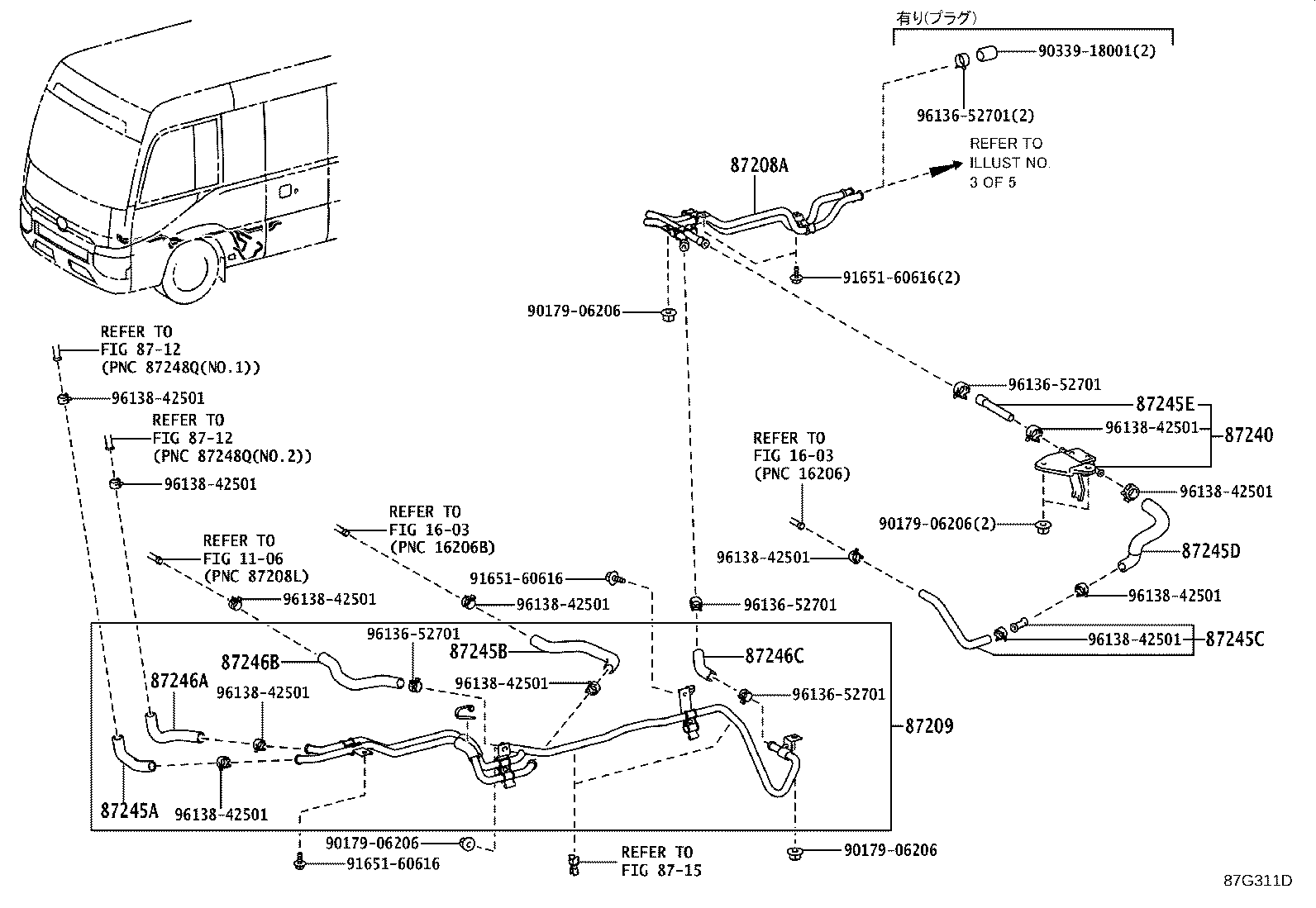 87240-36170 VALVE ASSY, HEATER WATER product image
