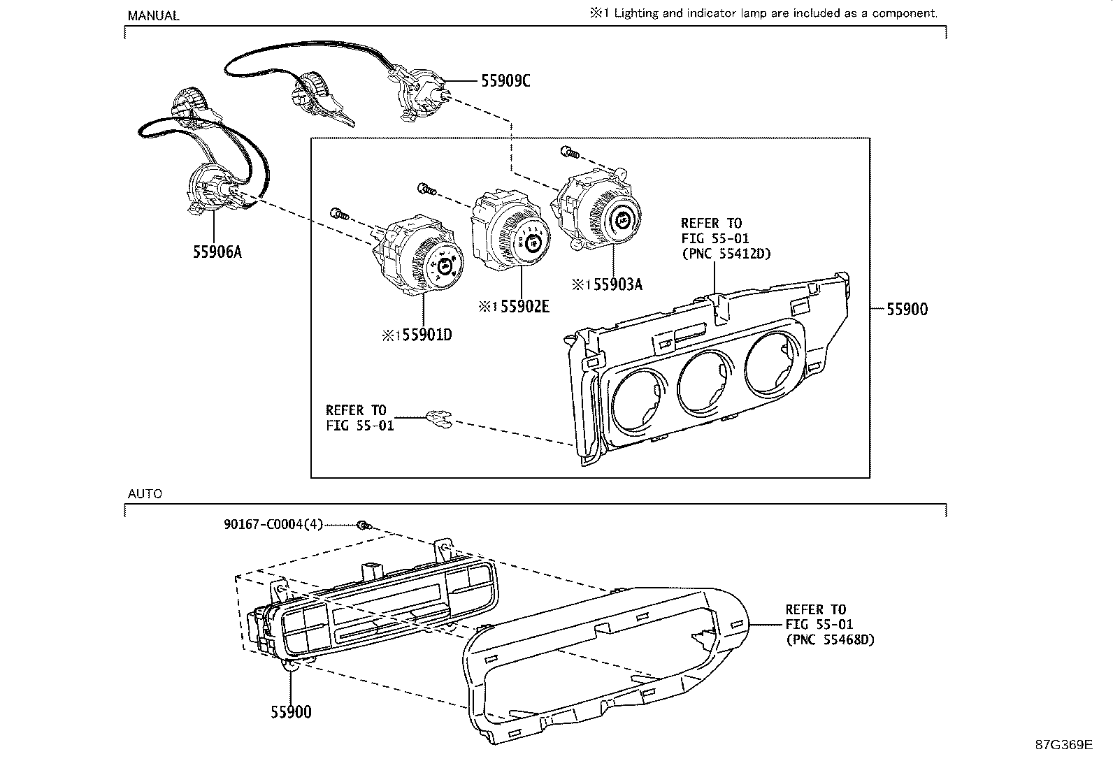 55902-02271 CONTROL SUB-ASSY, HEATER, NO.2 product image