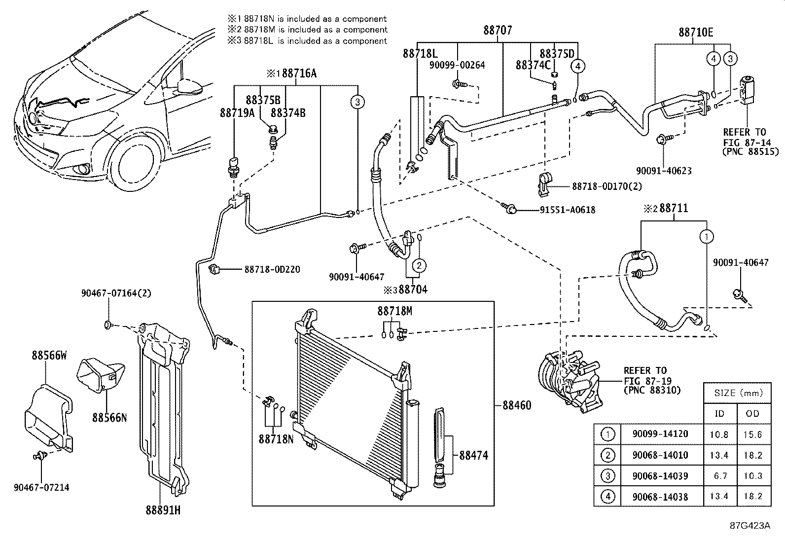 88374-30020 VALVE, SERVICE, NO.1 product image