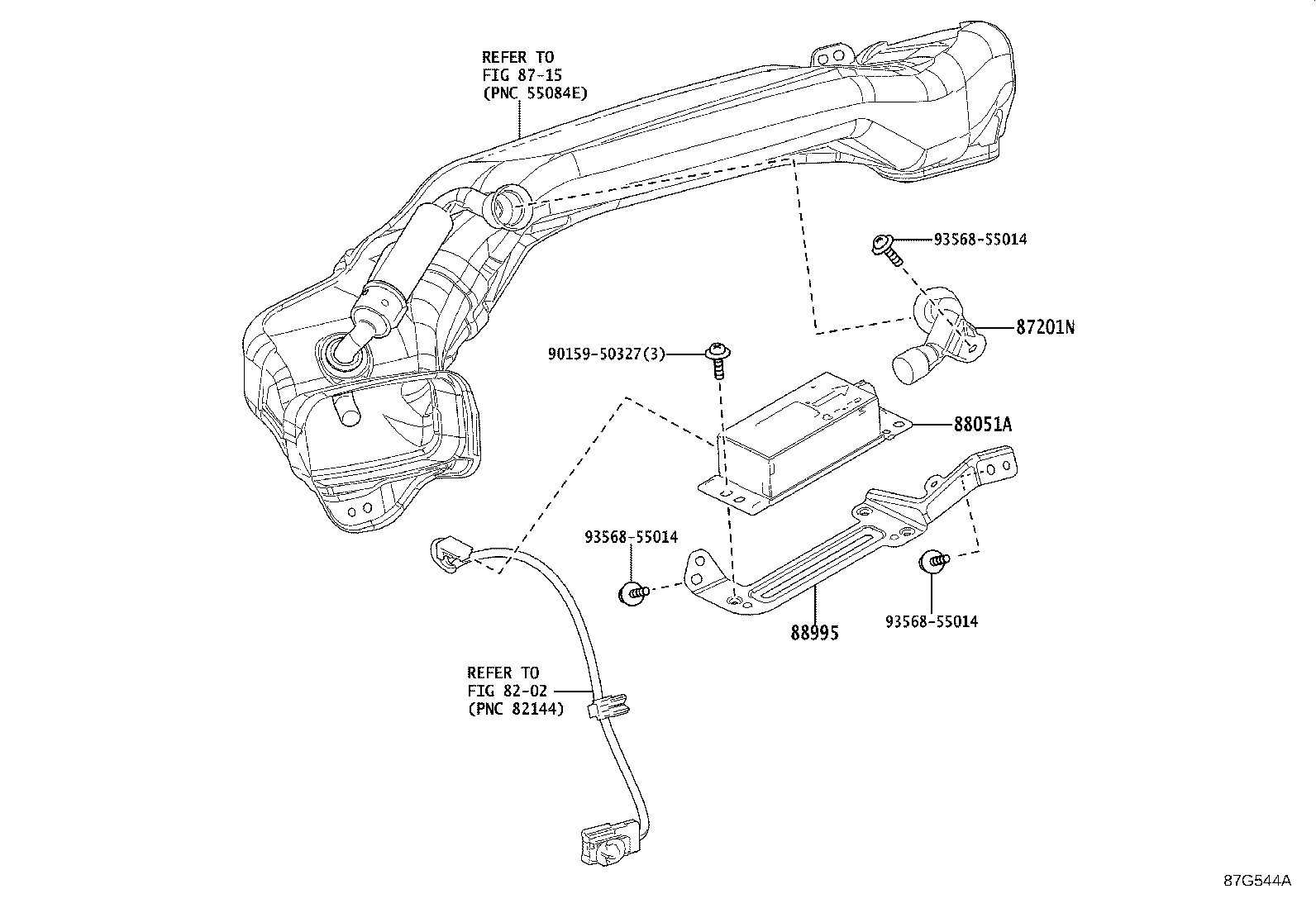 88995-33090 BRACKET,ION GENERATOR, NO.1 product image