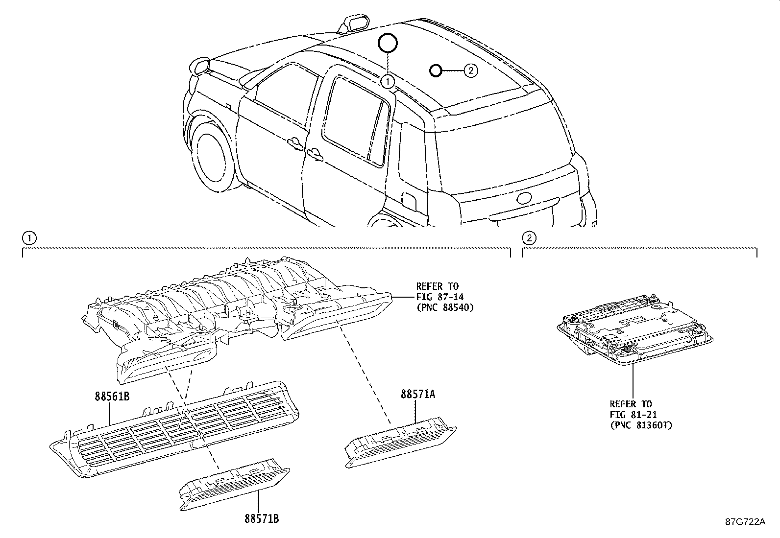 55835-15020 DUCT SUB-ASSY, HEATER TO REGISTER, NO.2 product image