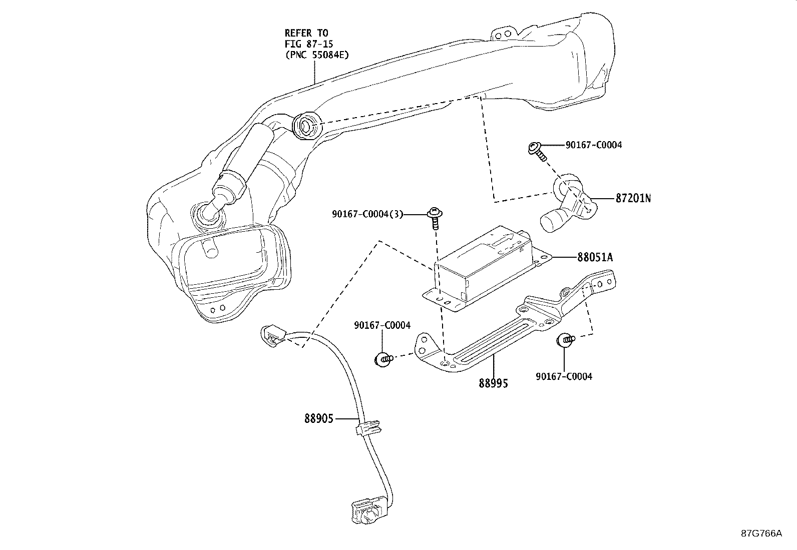 55848-06010 DUCT SUB-ASSY, AIR product image
