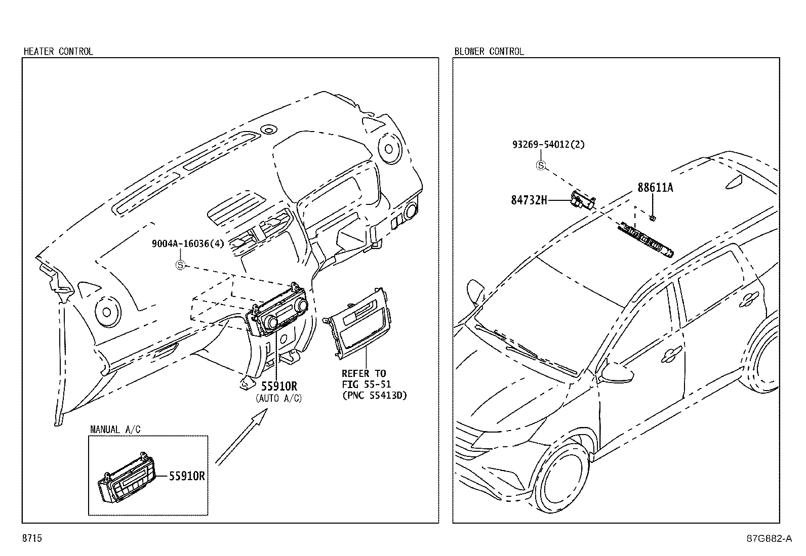 55844-BZ090 DUCT, HEATER TO REGISTER, NO.2 product image