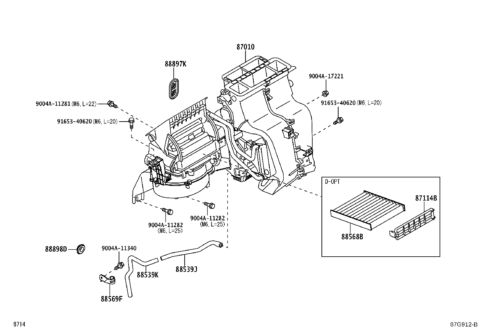 88510-BZ302 UNIT ASSY, AIR CONDITIONER product image