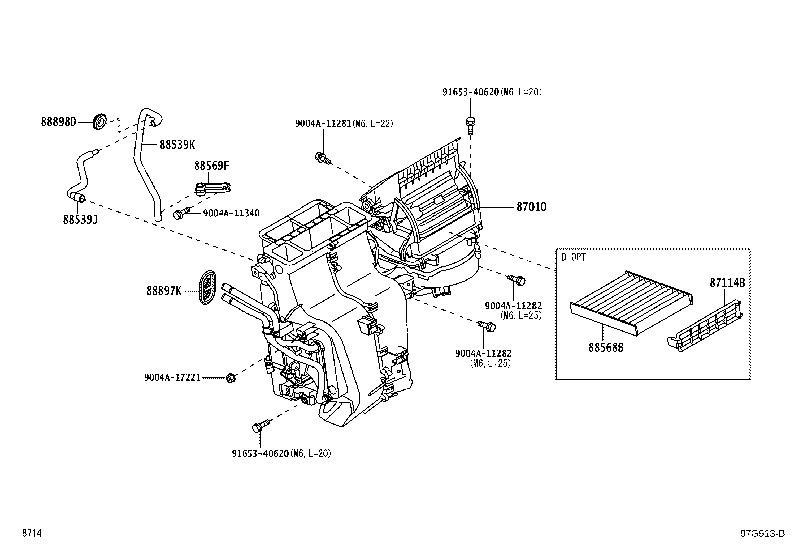 88510-BZ302 UNIT ASSY, AIR CONDITIONER product image