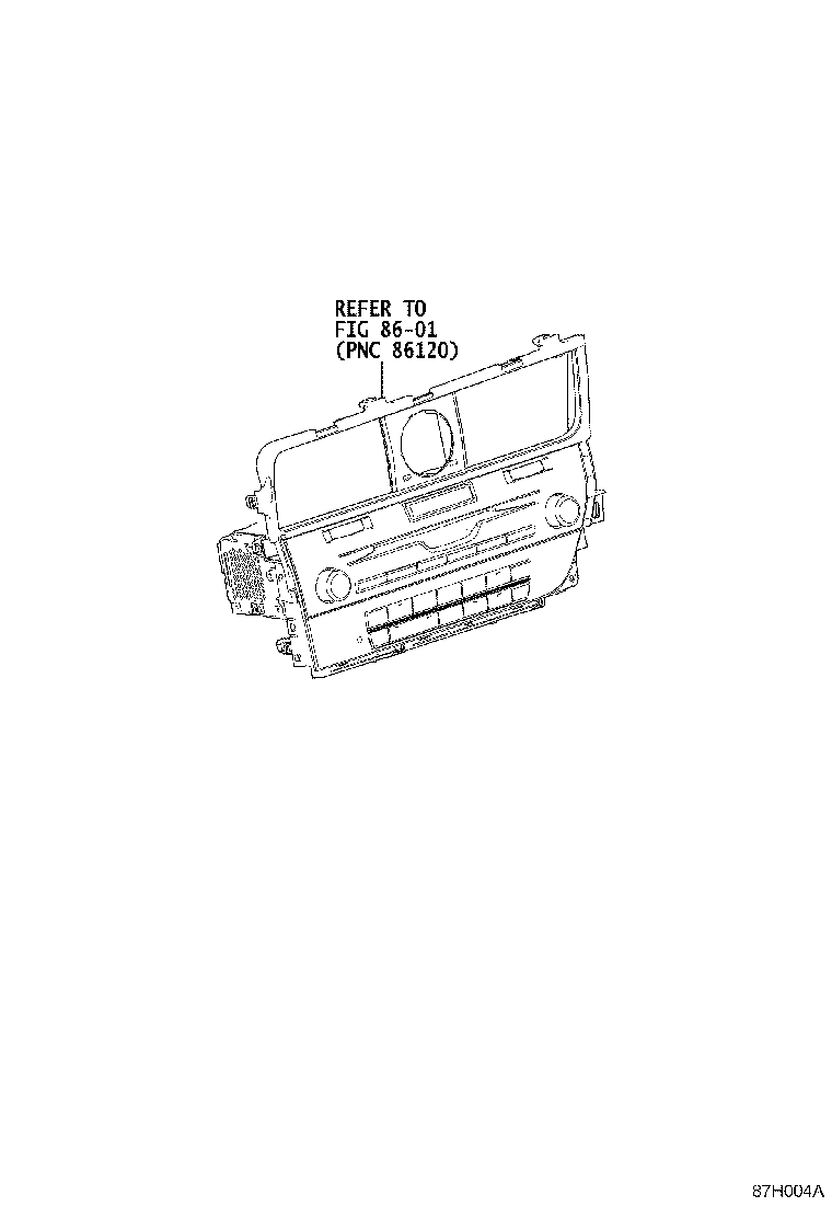 55900-48660-C0 CONTROL ASSY, AIR CONDITIONER, NO.2 product image