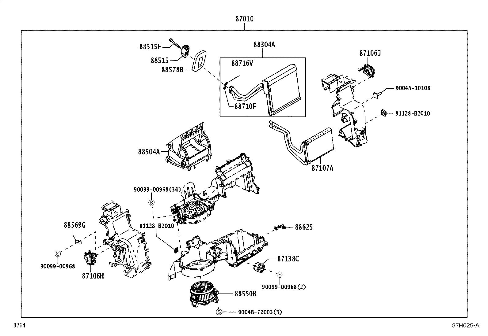 88510-BZ302 UNIT ASSY, AIR CONDITIONER product image
