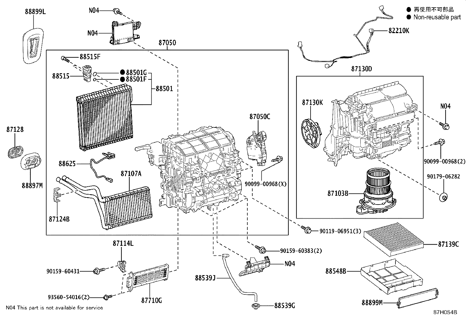 88650-10520 AMPLIFIER ASSY, AIR CONDITIONER product image