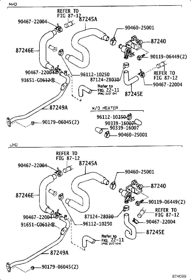 87208-89144 PIPE SUB-ASSY, WATER product image