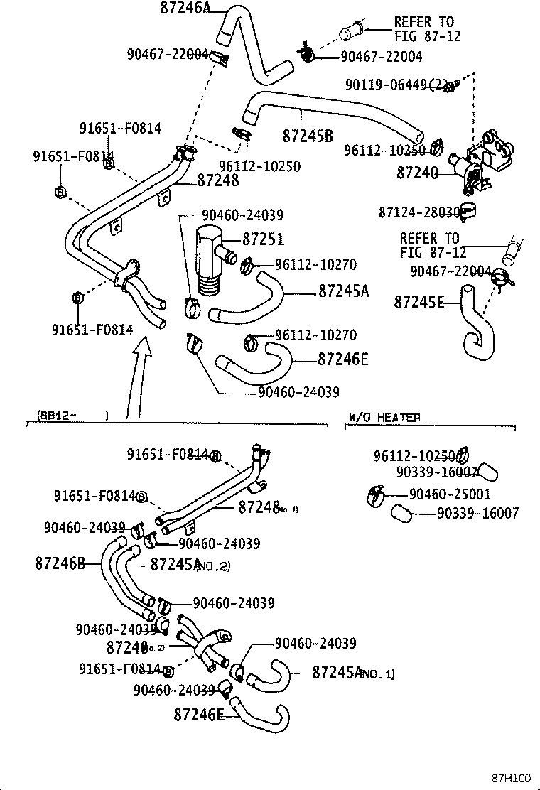 87208-89144 PIPE SUB-ASSY, WATER product image