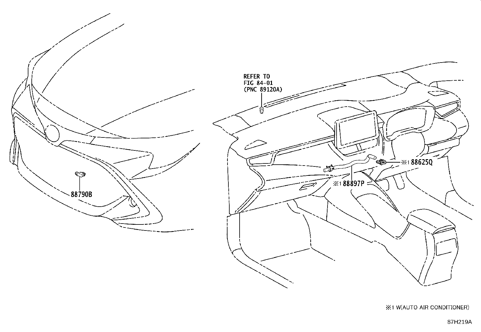 58862-12030 DUCT, CONSOLE BOX, NO.2 product image