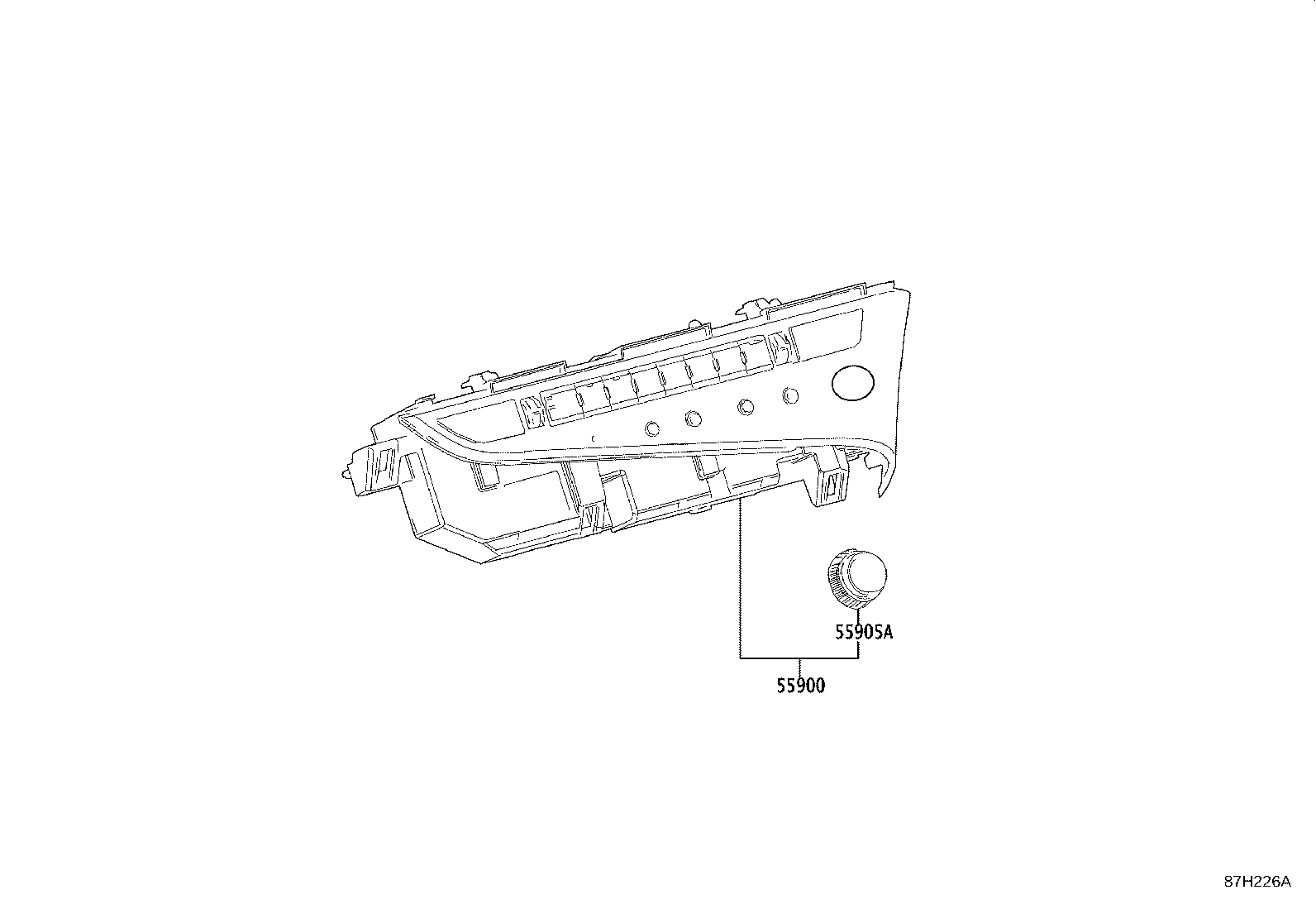55844-33270 DUCT, HEATER TO REGISTER, NO.2 product image