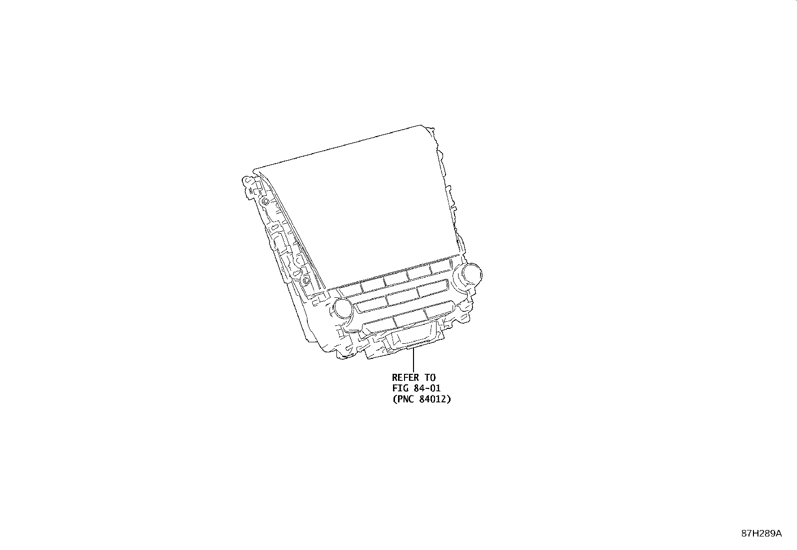 55844-30340 DUCT, HEATER TO REGISTER, NO.2 product image