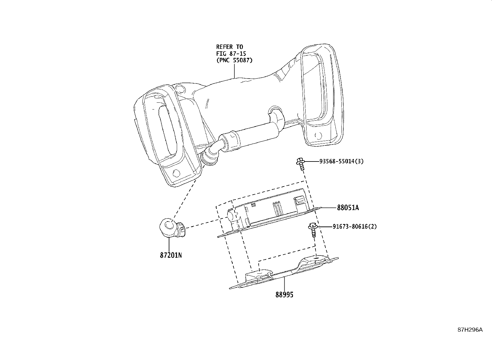 88995-30030 BRACKET,ION GENERATOR, NO.1 product image