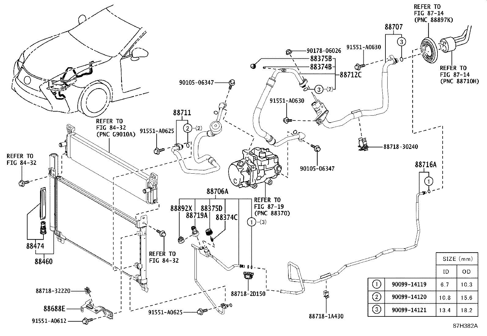 88460-24110 CONDENSER ASSY, COOLER product image