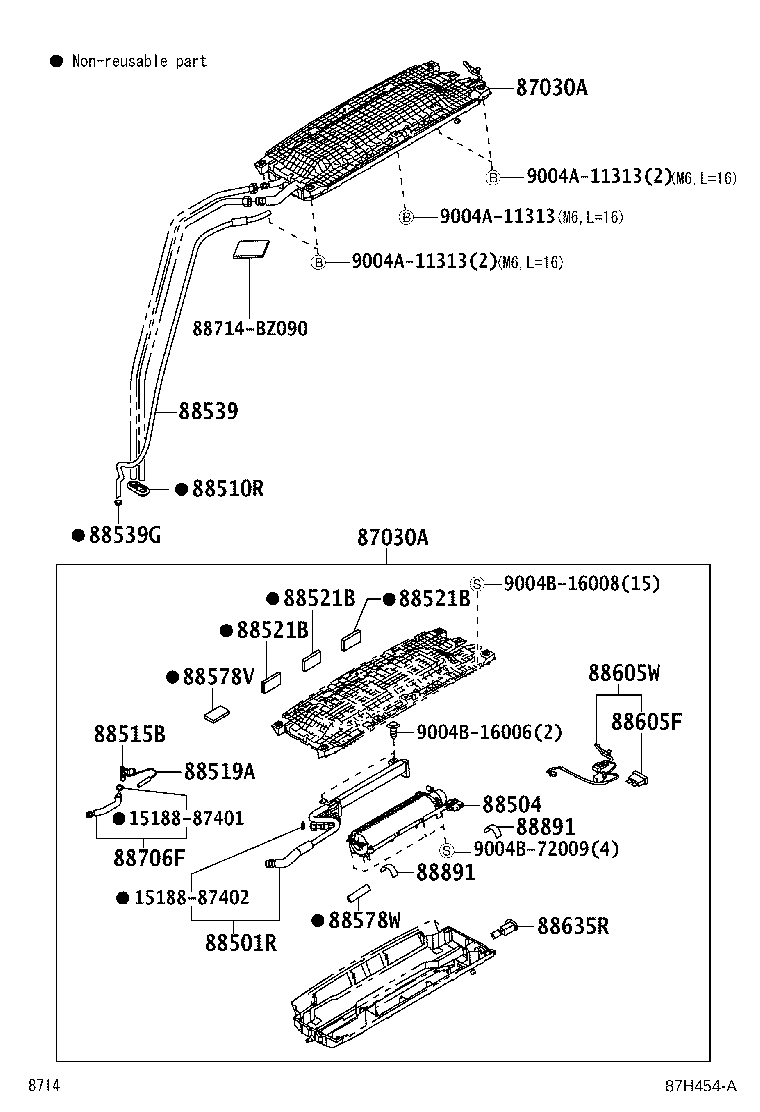 88539-BZ400 HOSE, DRAIN COOLER product image