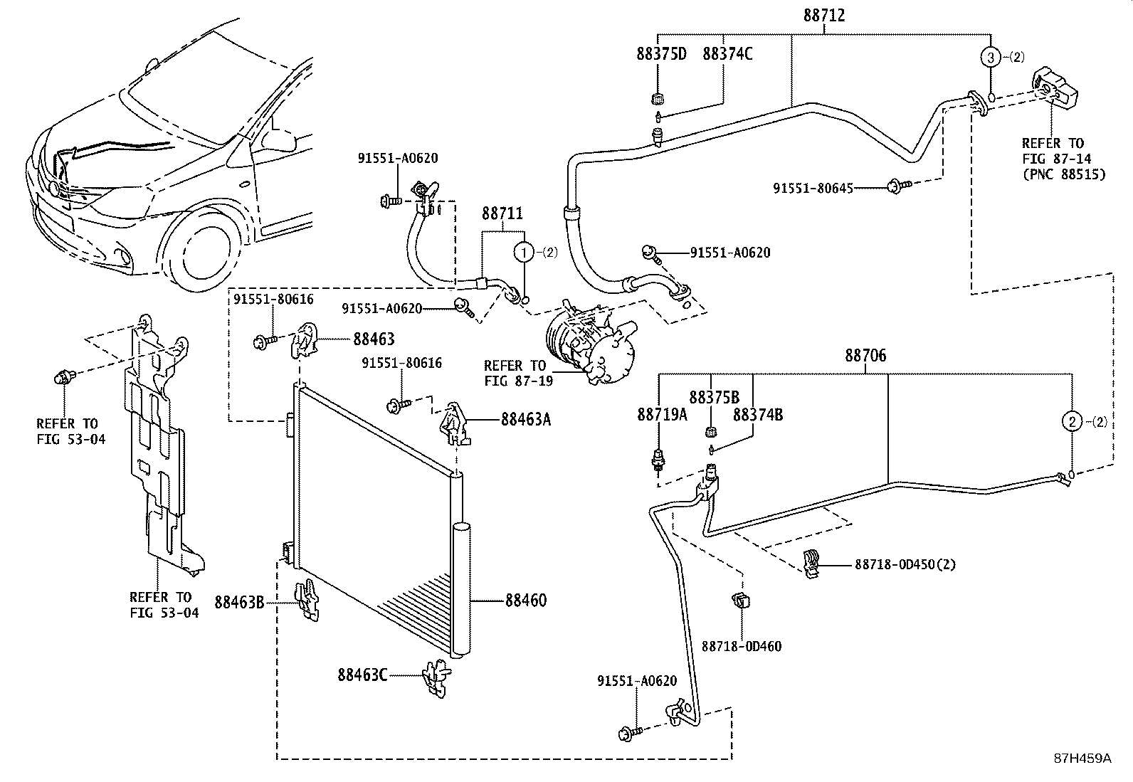 88706-0D730 PIPE SUB-ASSY, LIQUID product image
