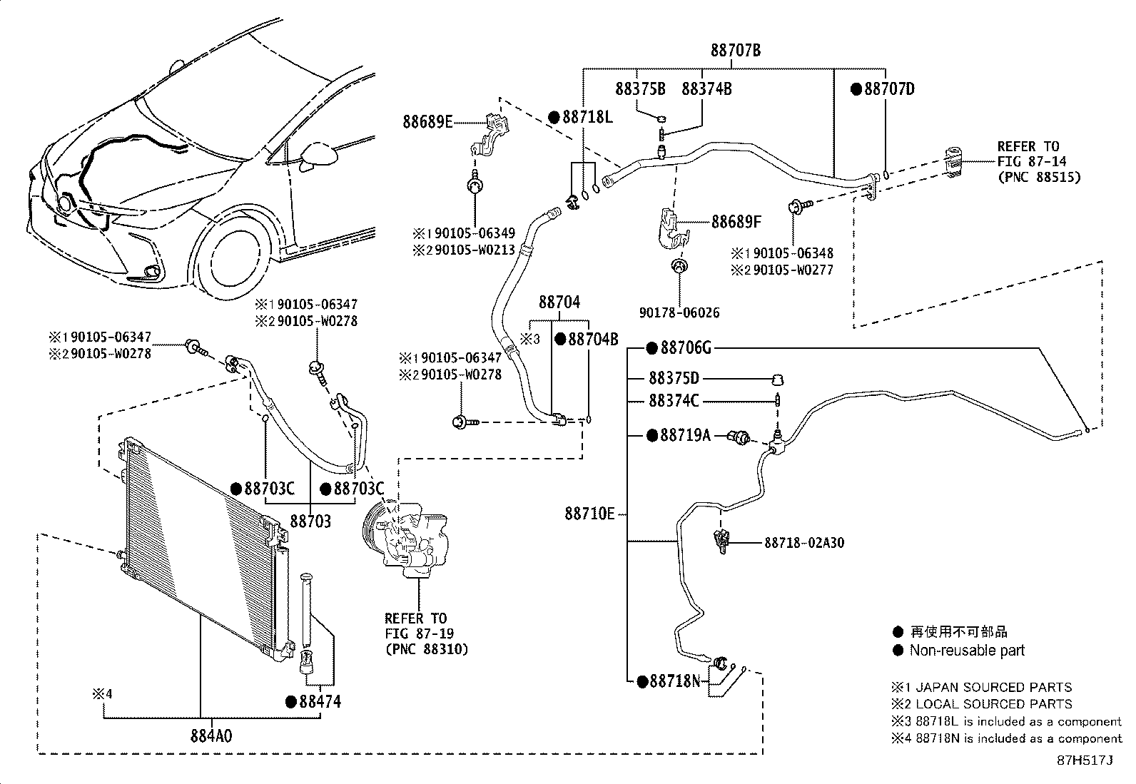 884A0-02110 CONDENSER ASSY, COOLER product image
