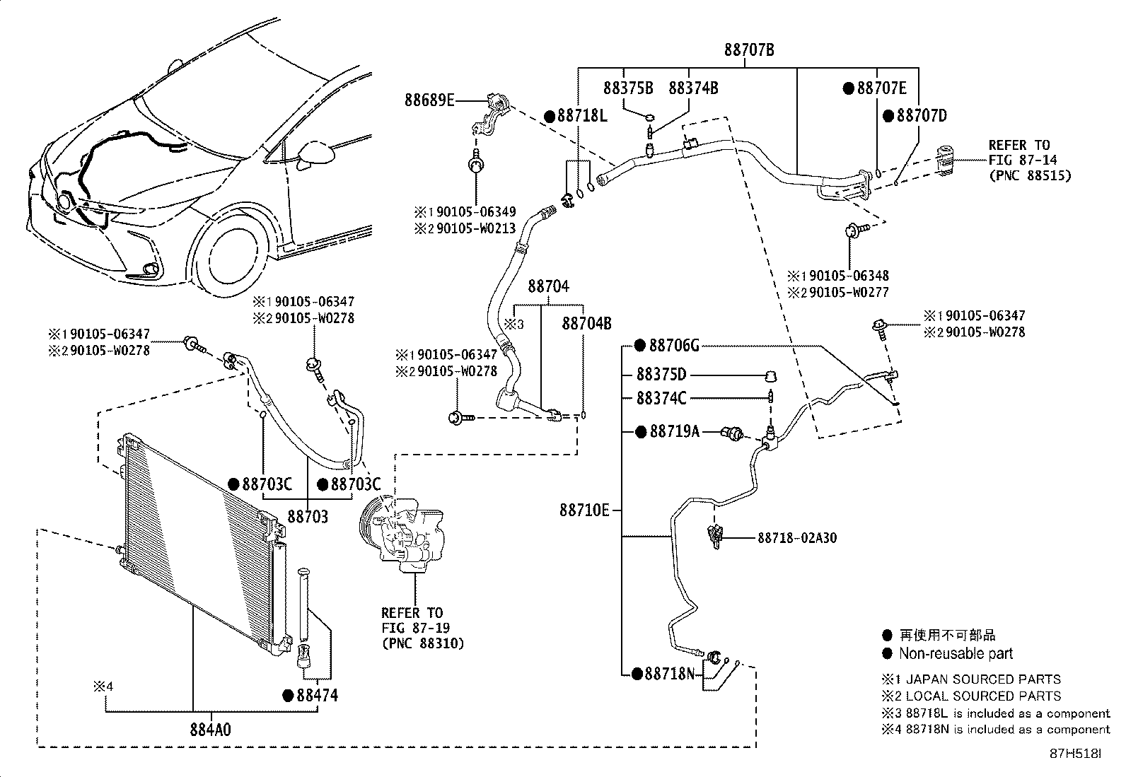 884A0-02110 CONDENSER ASSY, COOLER product image