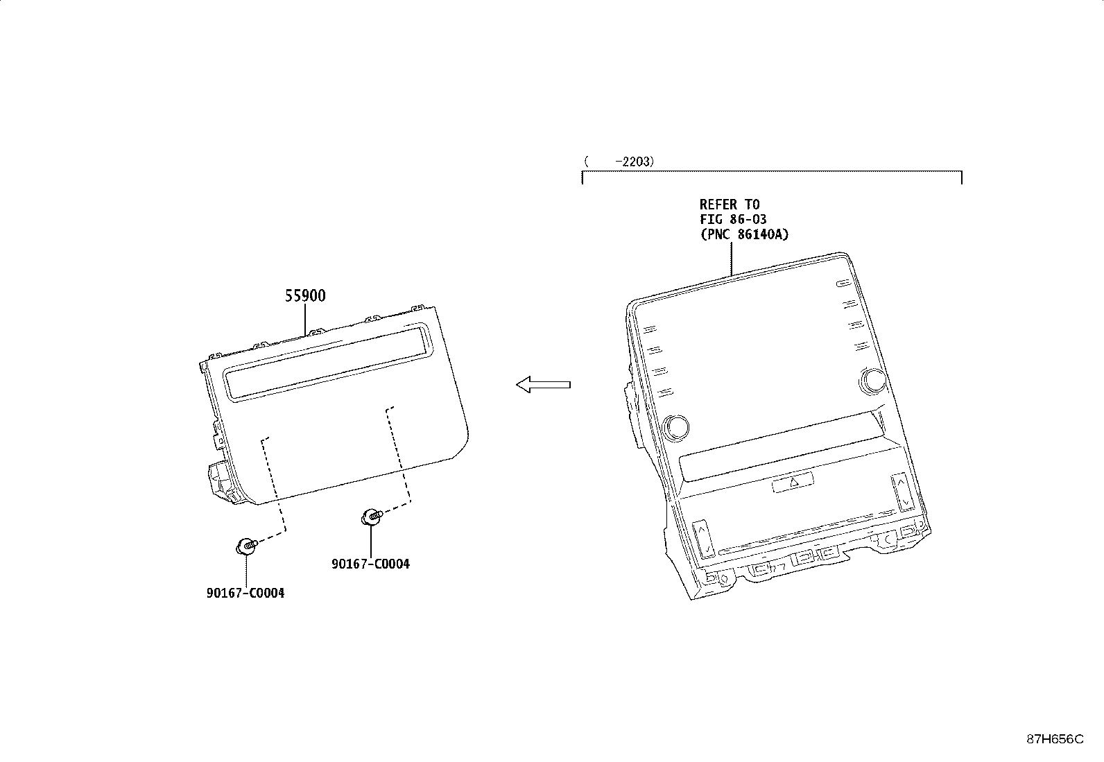 55845-07080 DUCT SUB-ASSY, HEATER TO REGISTER, NO.3 product image