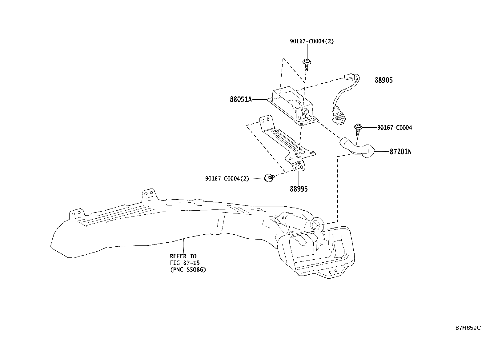 88085-YK070 Toyota Reference Part product image