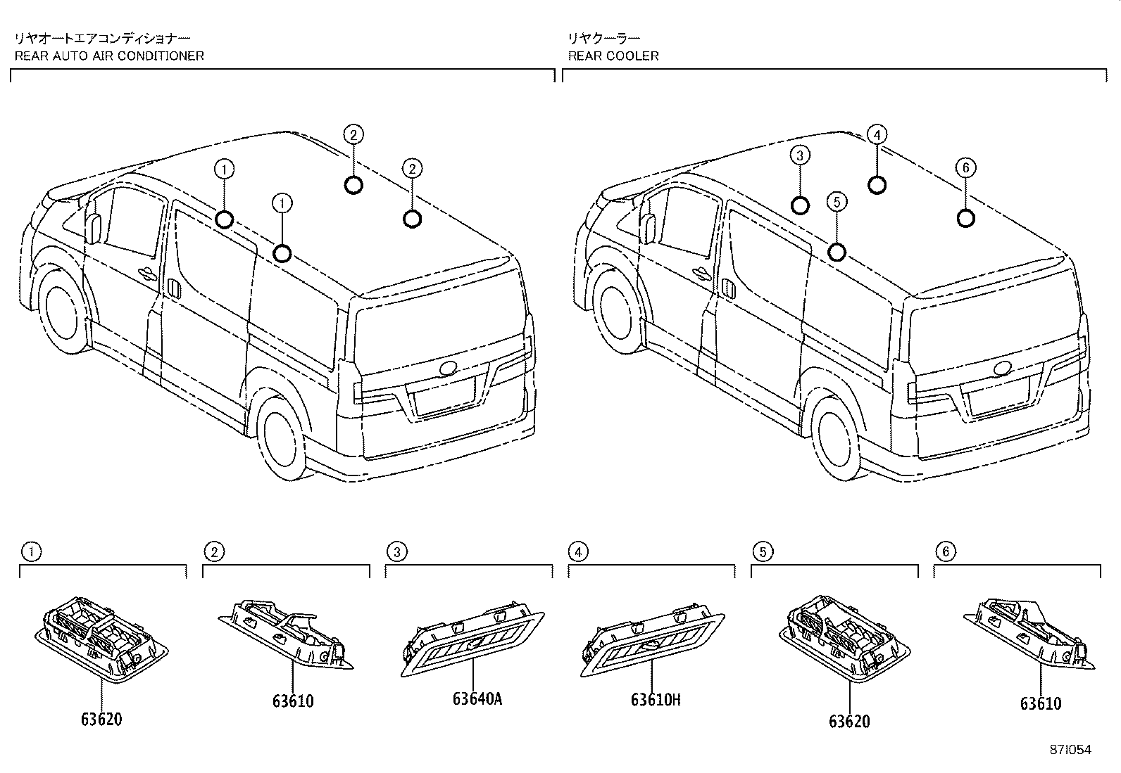 55950-26060 NOZZLE ASSY, CENTER DEFROSTER product image
