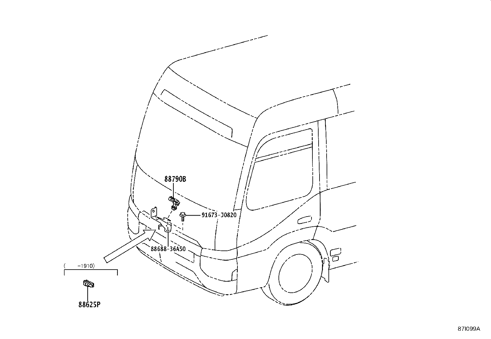 55084-36040 DUCT SUB-ASSY, HEATER TO REGISTER, NO.2 product image