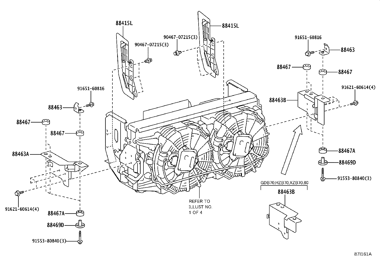 88454-36180 SHROUD, FAN product image