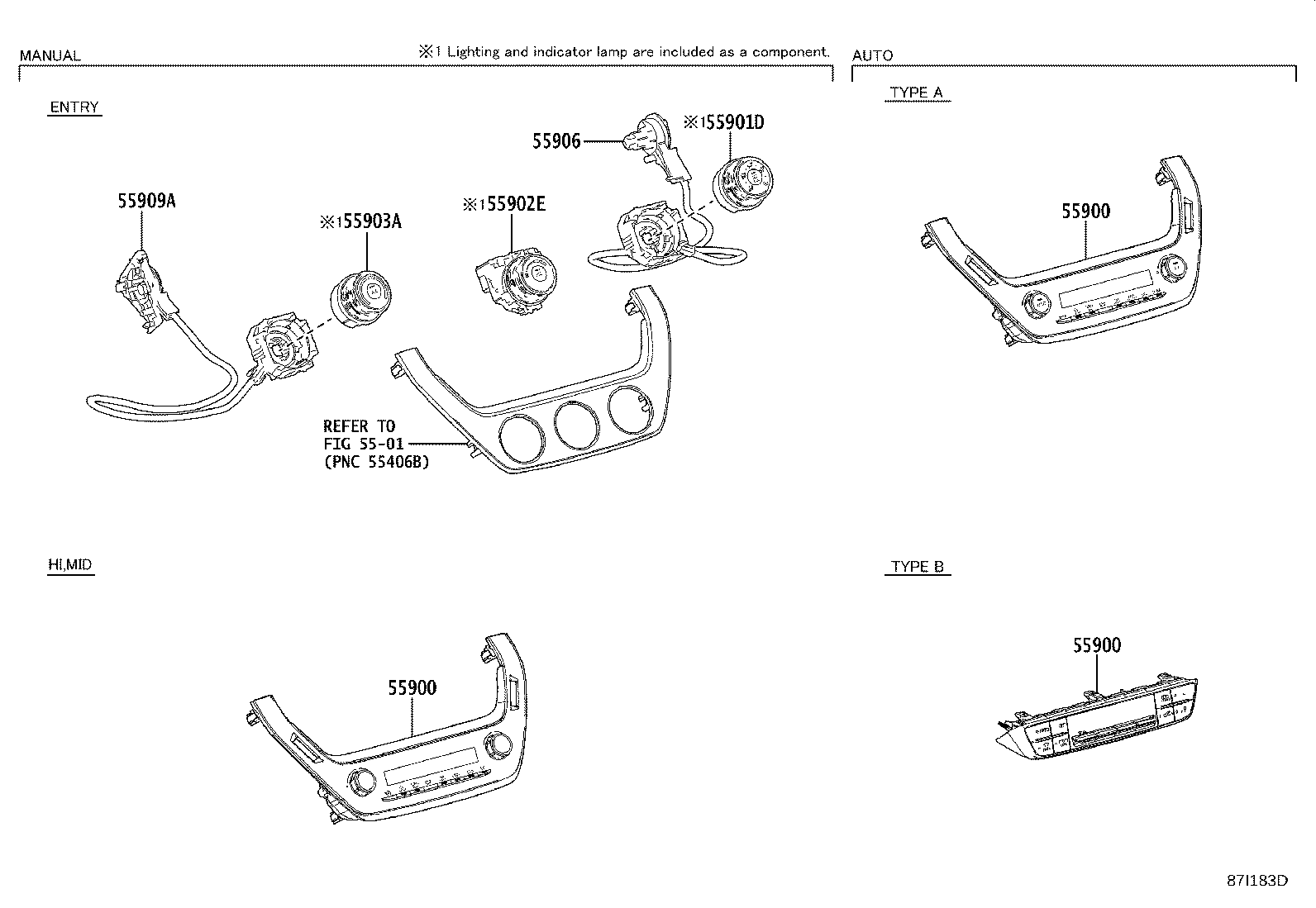 58862-02150 DUCT, CONSOLE BOX, NO.2 product image