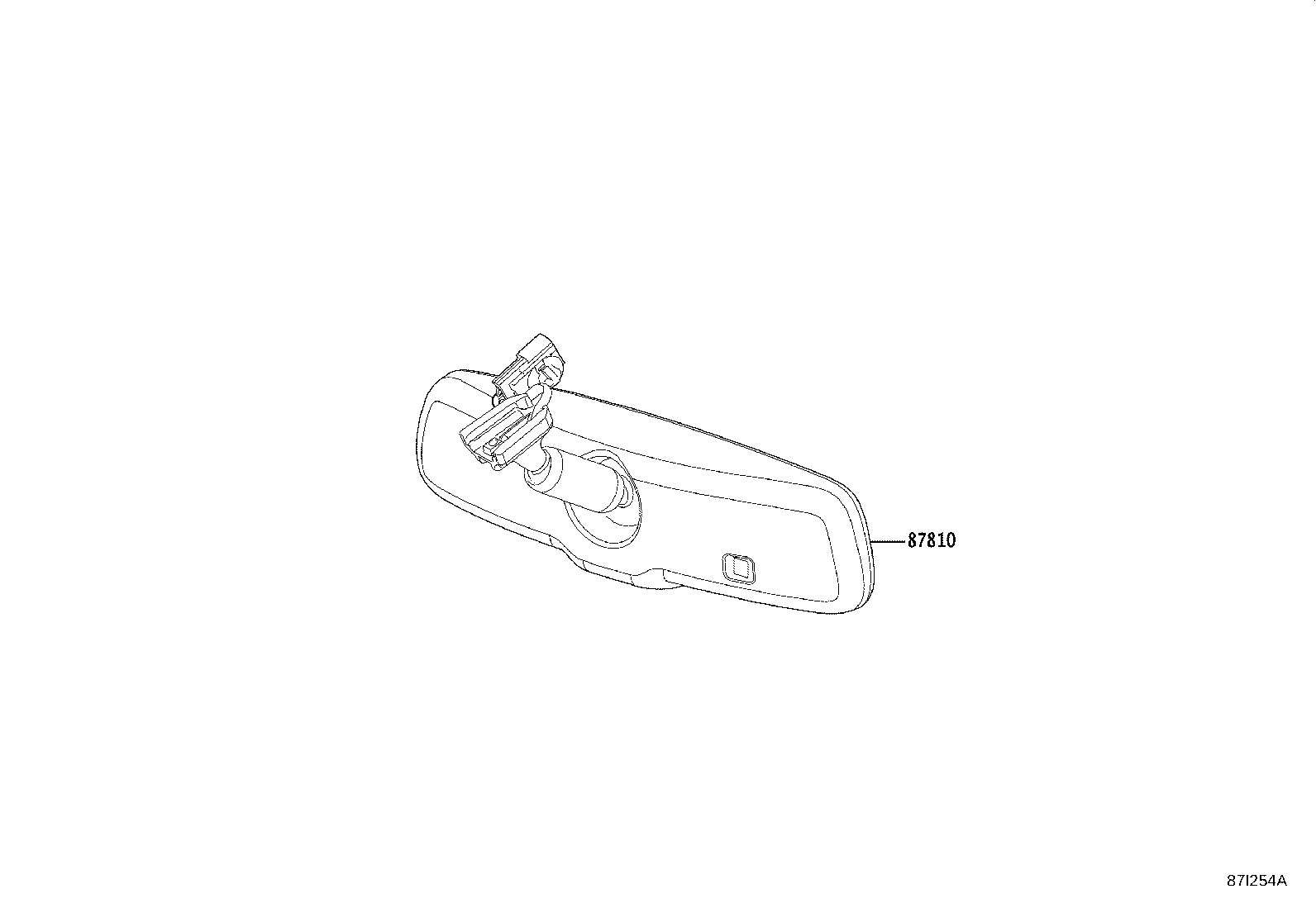 87908-10A10 ACTUATOR ASSY, OUTER MIRROR, RH product image