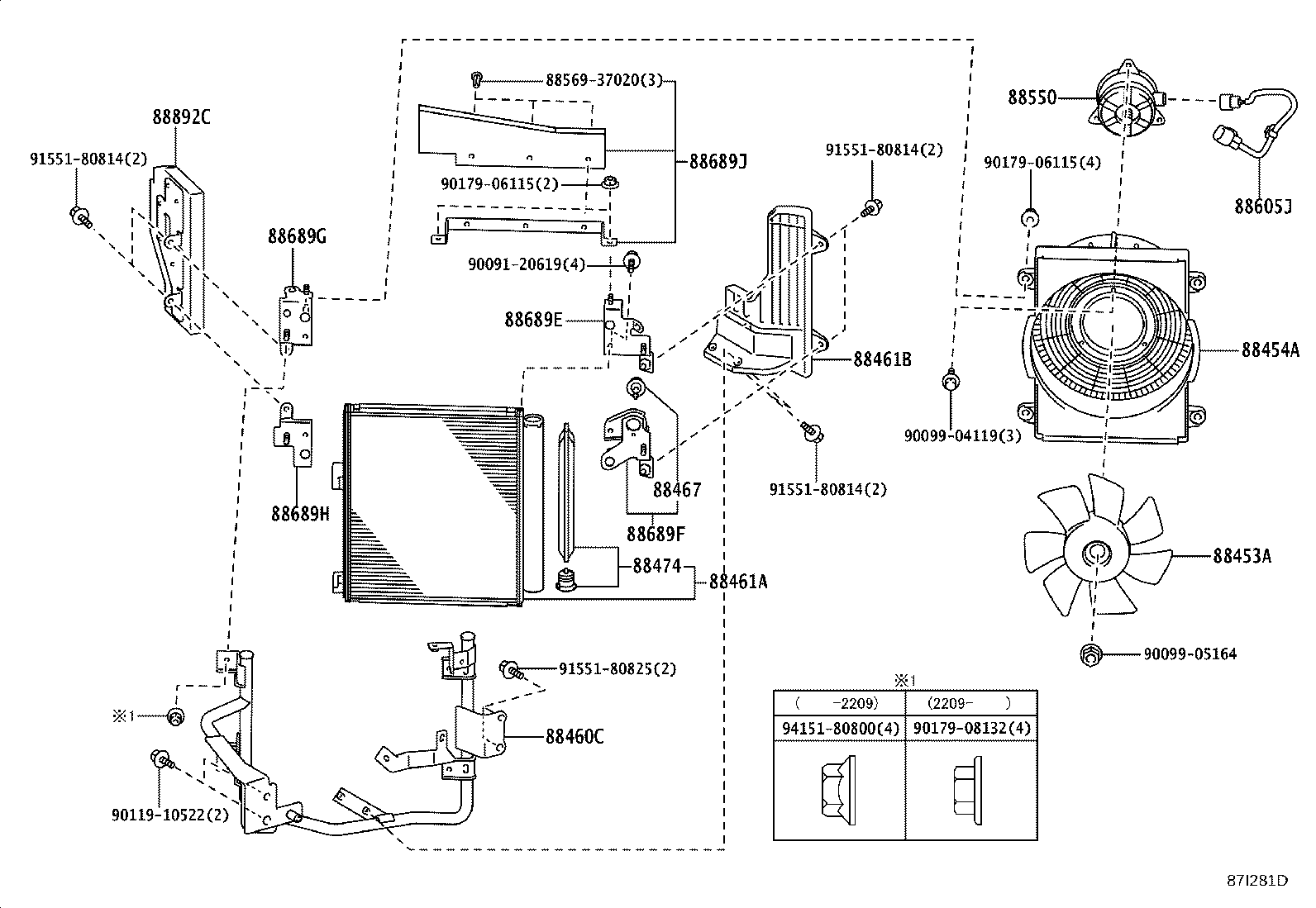 88454-37090 SHROUD, FAN product image