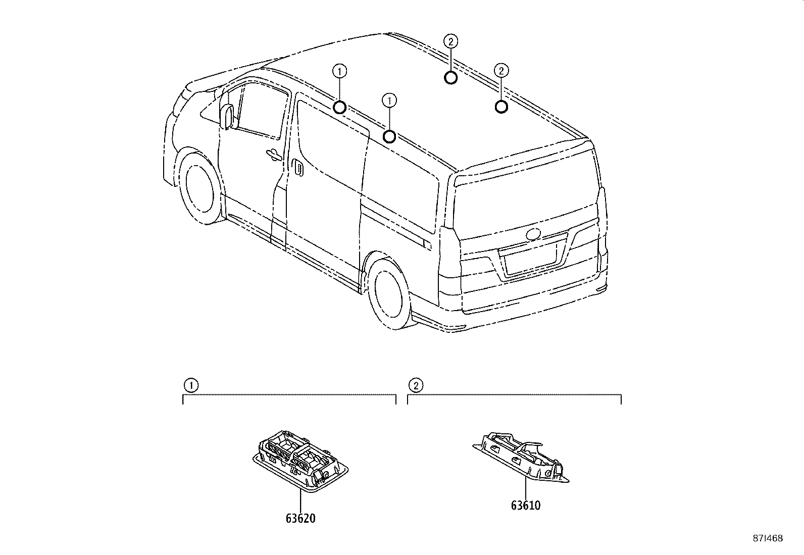87201-26120 DUCT SUB-ASSY, AIR product image