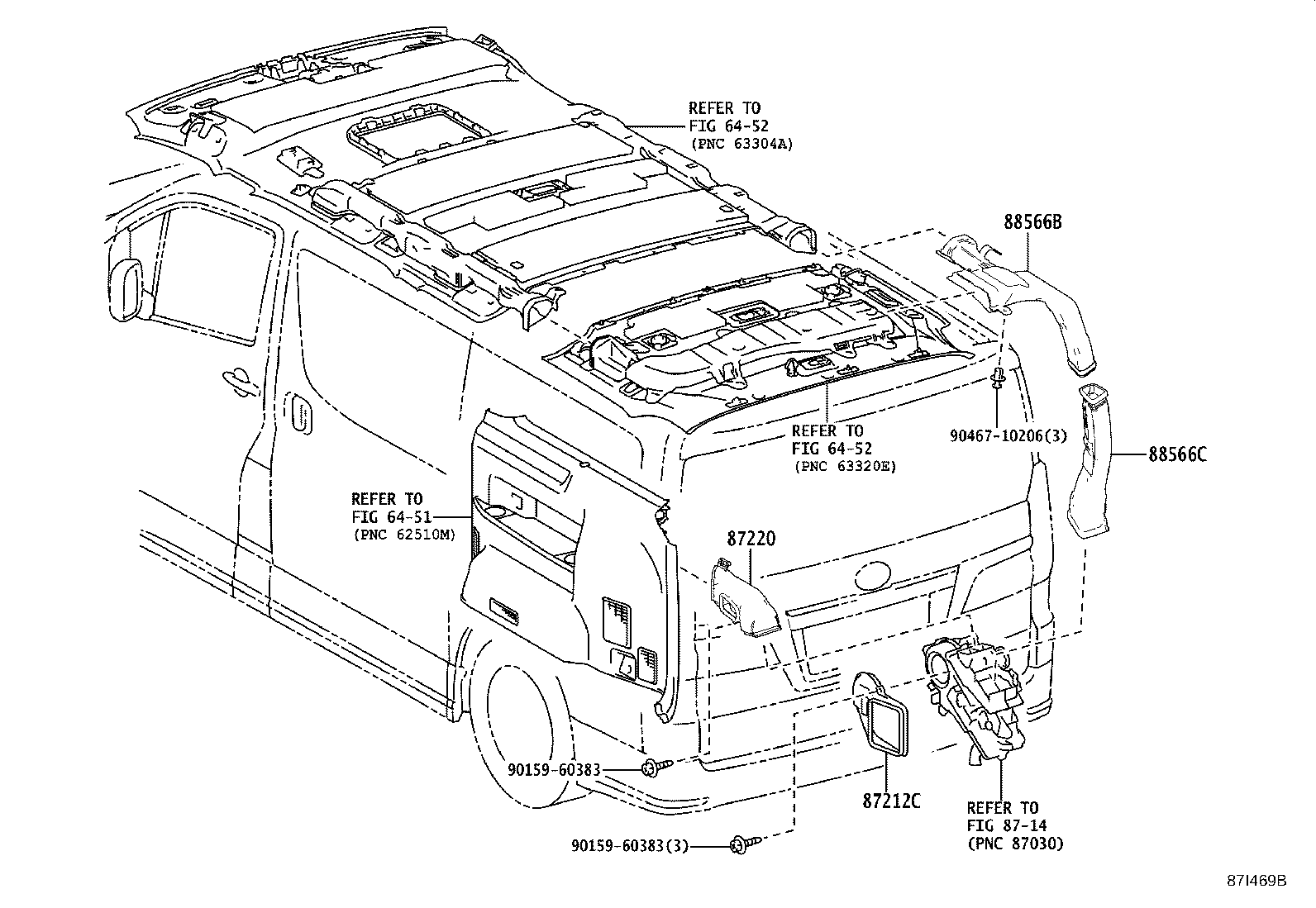 87201-26120 DUCT SUB-ASSY, AIR product image