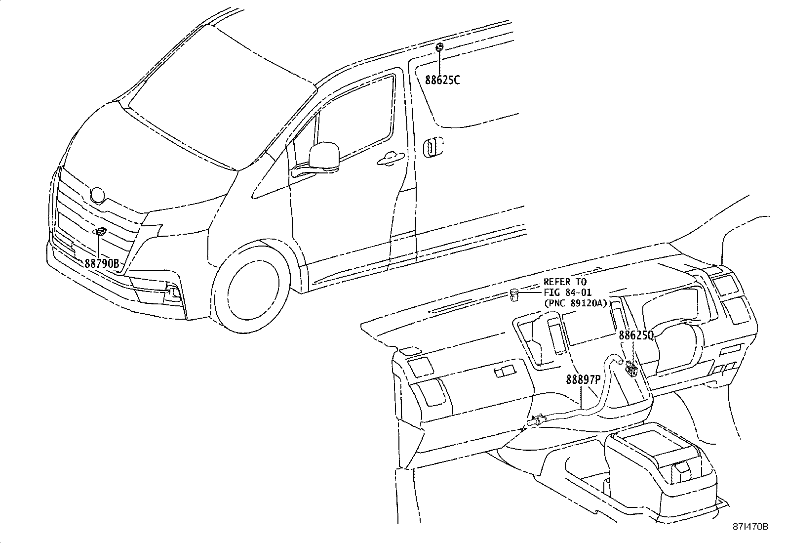 87201-26120 DUCT SUB-ASSY, AIR product image