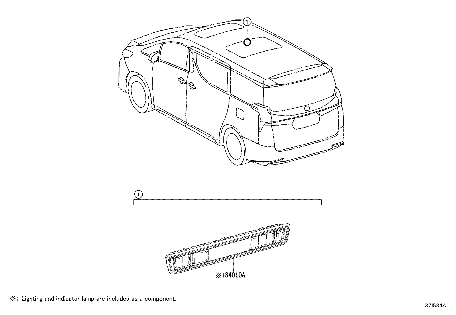 55843-58100 DUCT, HEATER TO REGISTER, NO.1 product image