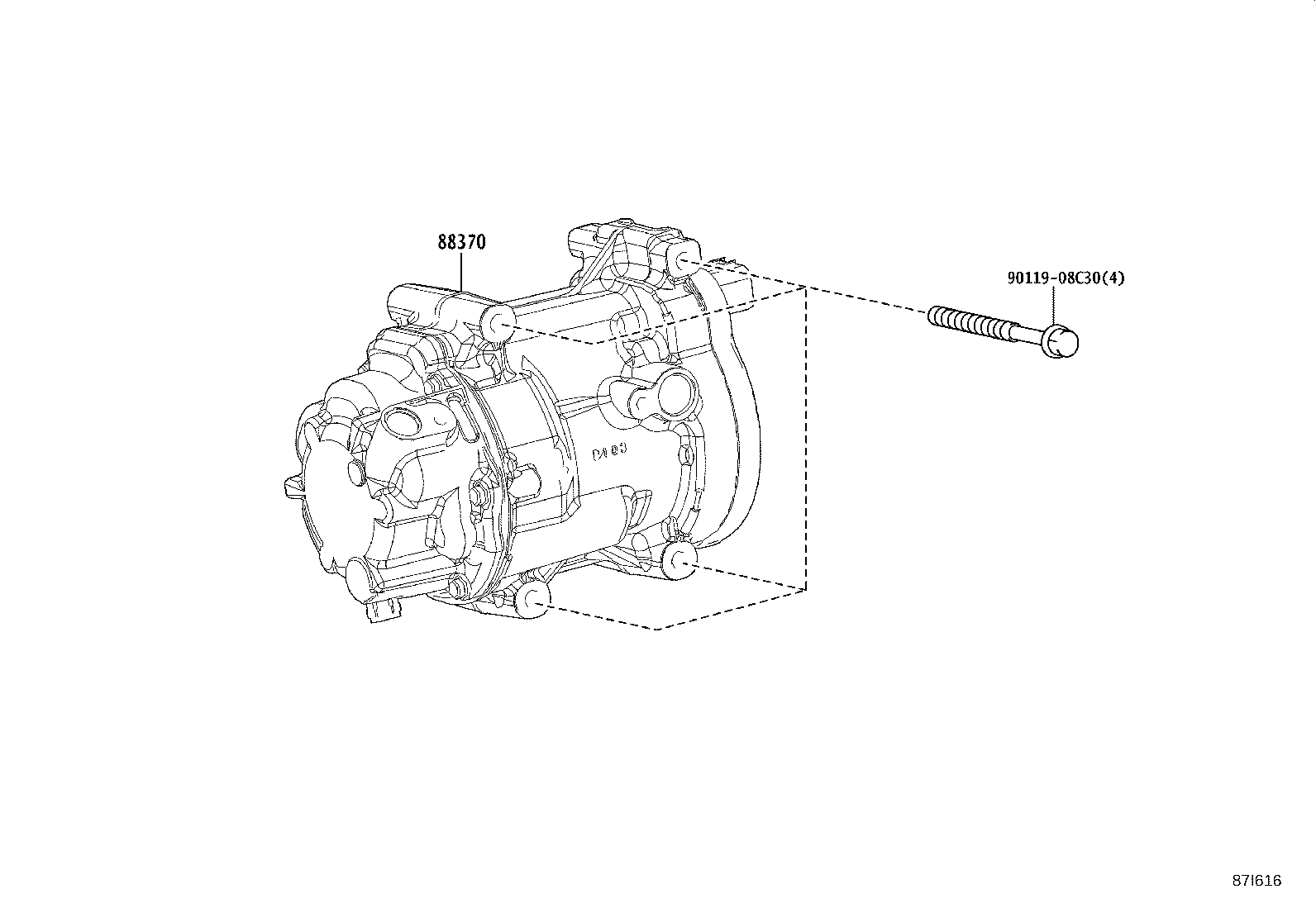 88320-K0010 COMPRESSOR ASSY, COOLER product image