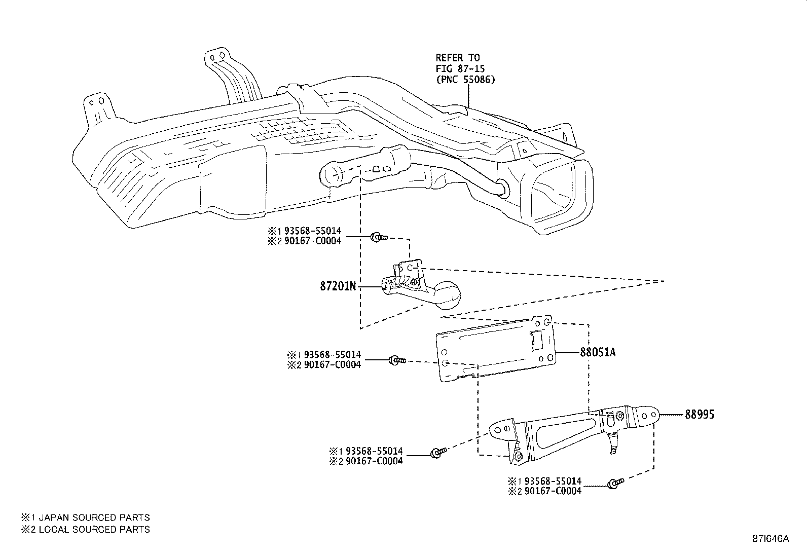 55479-F4040 BRACKET,ION GENERATOR, NO.1 product image