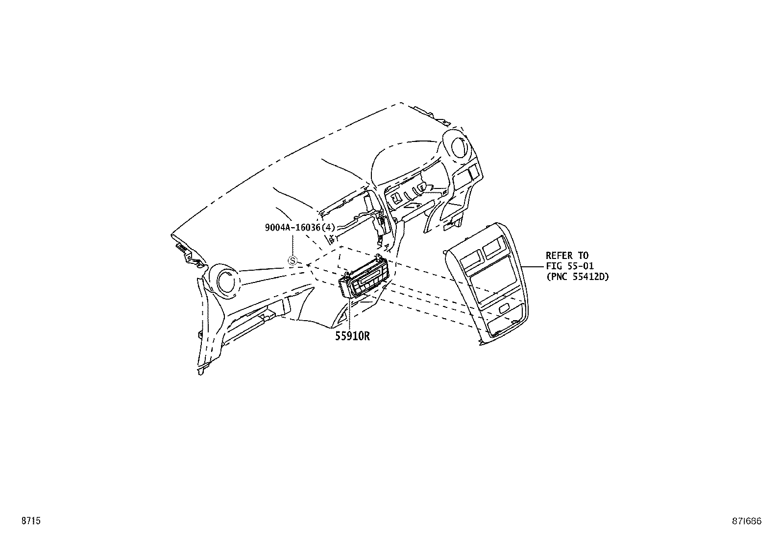 55907-BZ040 CABLE SUB-ASSY, TEMPERATURE DAMPER CONTROL product image