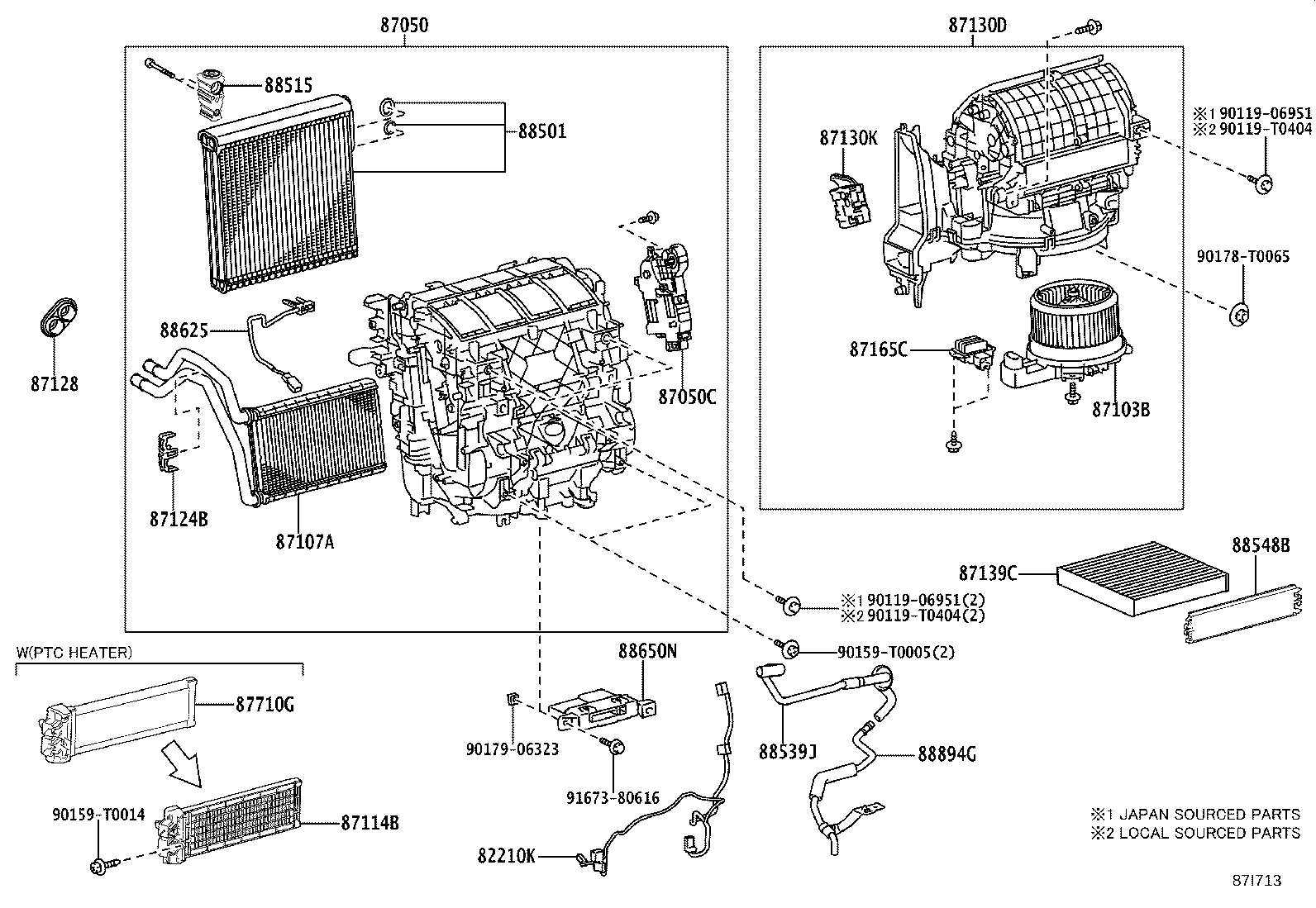 87130-0K591 BLOWER ASSY product image
