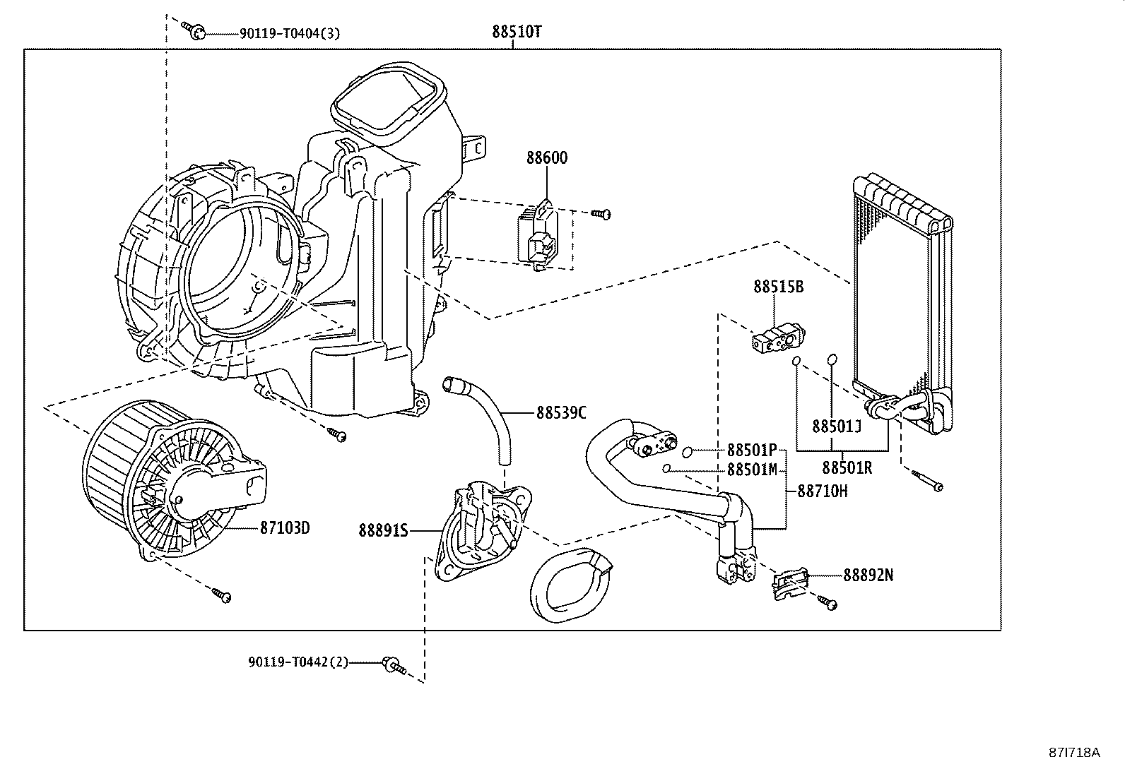 87130-0K591 BLOWER ASSY product image
